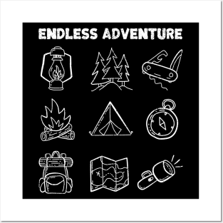 Endless Camping Adventure Posters and Art